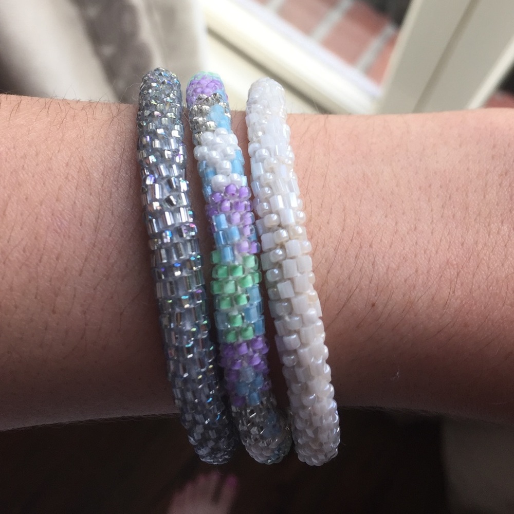LILY AND LAURA- Set of 3 Beaded Bracelets NWT!